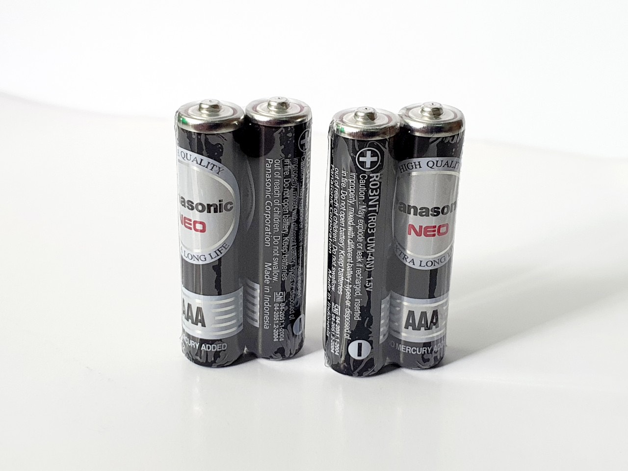 Vĩ 2 viên pin tiểu panasonic , pin remote AAA