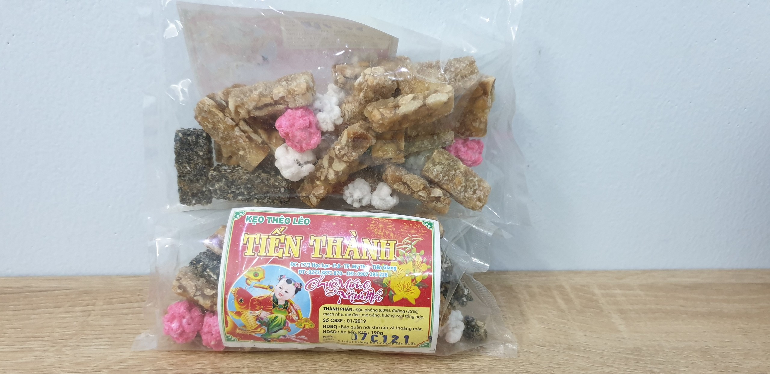 Kẹo Thèo lèo thập cẩm túi 190g