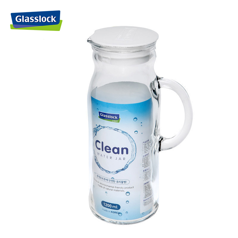 Bình nước thủy tinh hình tròn 1000ml - Glasslock
