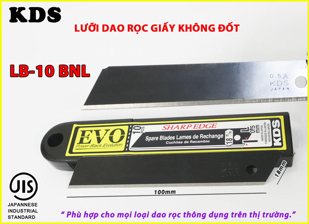 Lưỡi dao không đốt Nhật Bản KDS bản 18mm