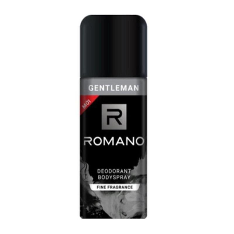 Romano - Xịt ngăn mùi toàn thân hương nước hoa Gentleman 150 ml