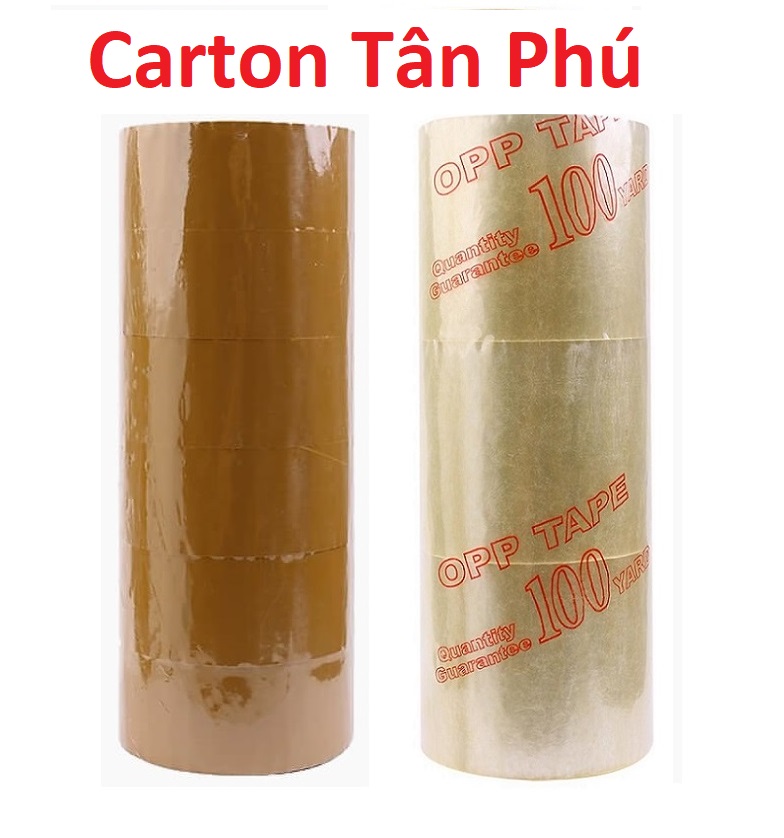 Băng Keo Trong, Đục 100y 1 cây (6 cuộn)