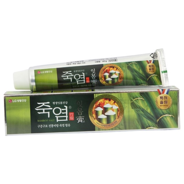 Kem đánh răng bamboo salt muối tre 140g