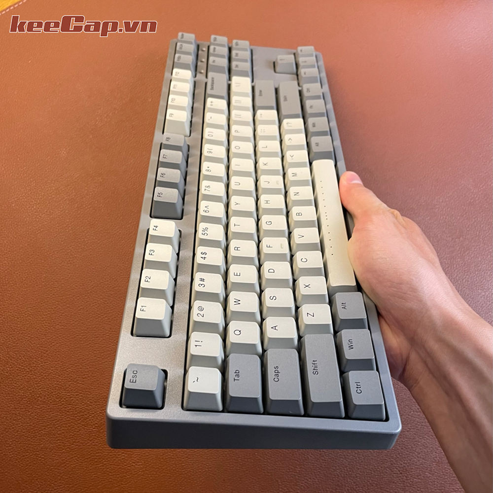 [Keecap] ikbc W200 TKL gray wireless mechanical keyboard (Cherry MX red switch – Wireless – 87 key)