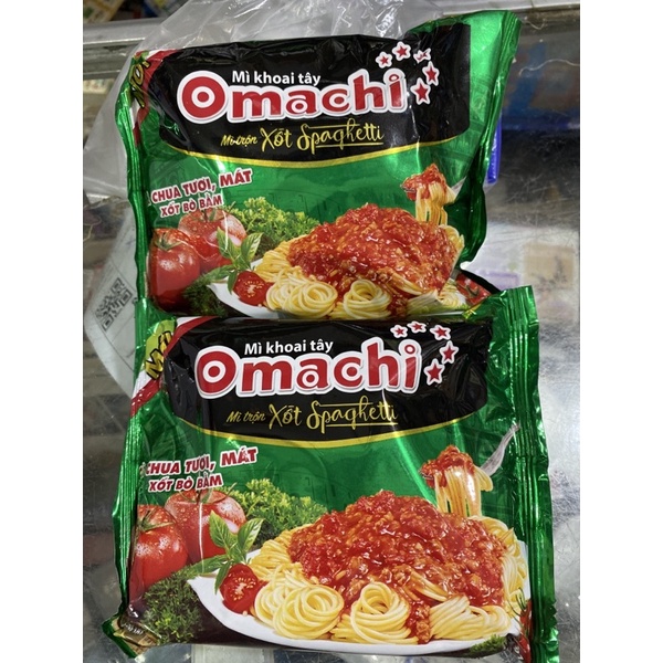 Mì trộn Omachi Sốt Spaghetti Gói 91g