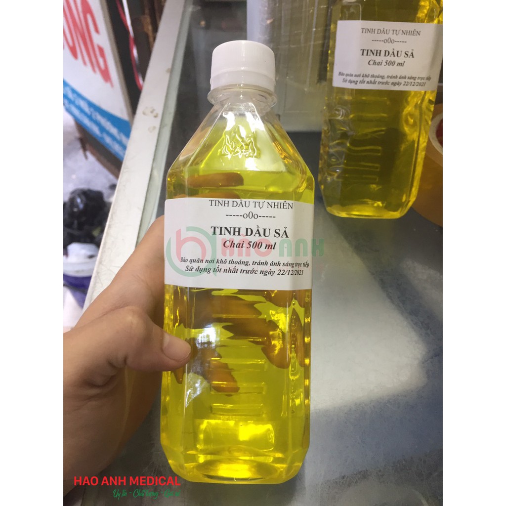 TINH DẦU XẢ 500ML SÁT TRÙNG ĐUỔI MUỖI CÔN TRÙNG