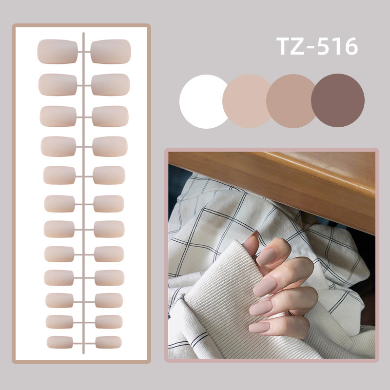 Bộ 24 Móng Tay Giả Móng Giả Móng Giả Dài【cho Keo Thạch】