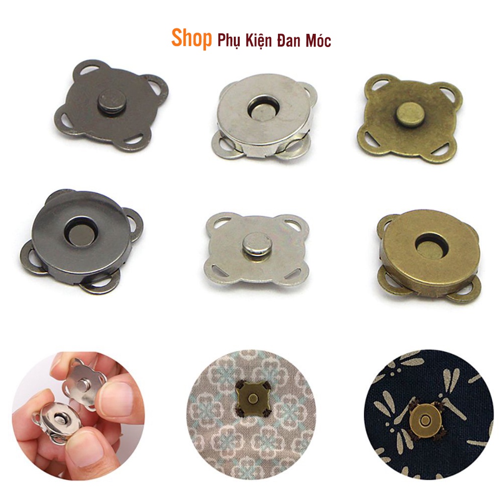 Magnetic Hand-Stitched Snap Button