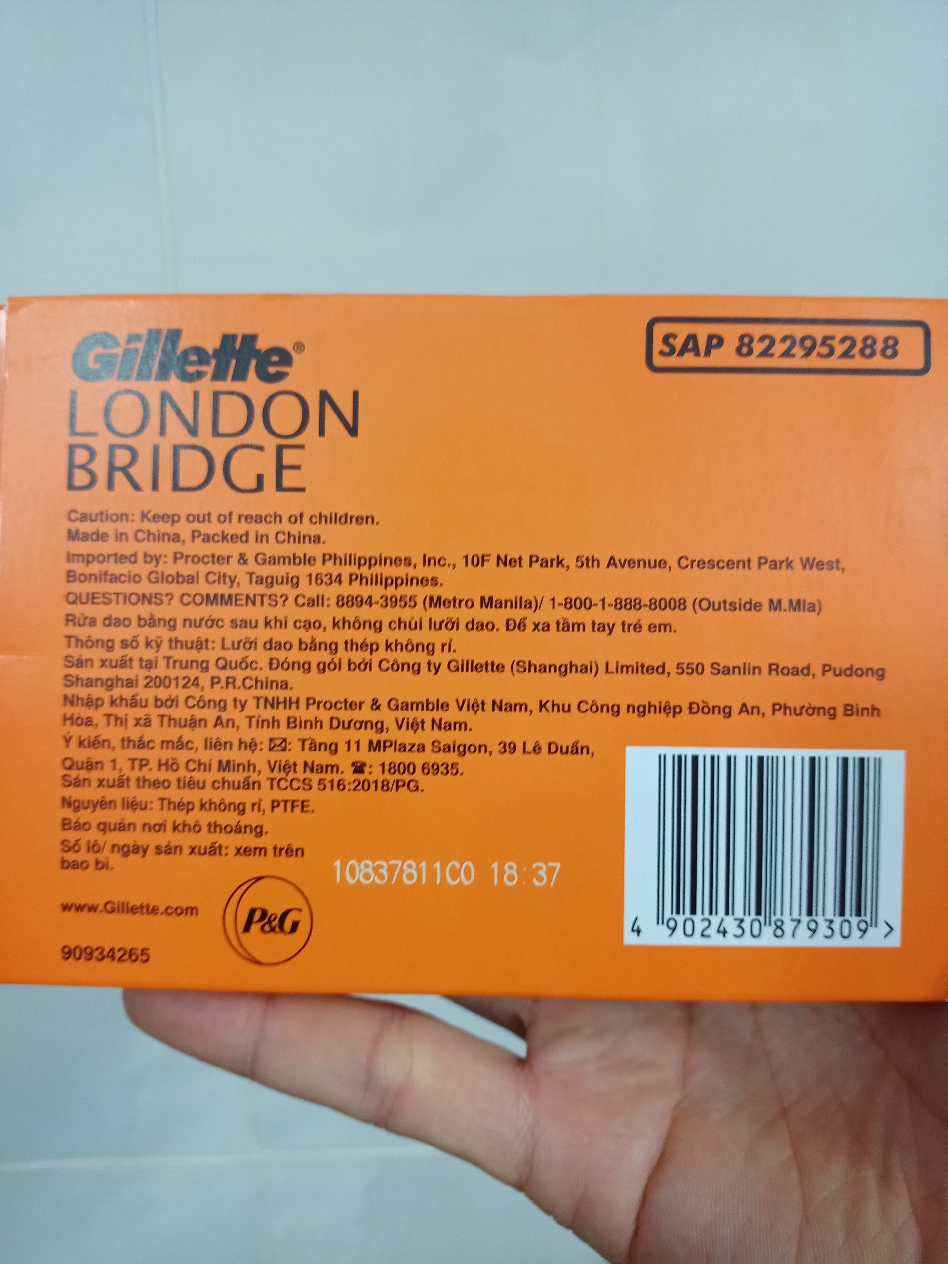 100 Lưỡi lam Gillette - phulieutocthuduc