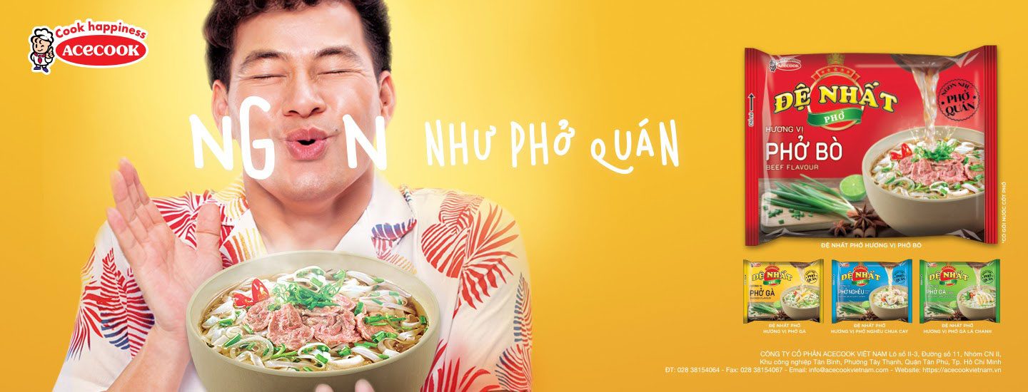 COMBO 10 gói phở bò Đệ nhất (68gr/gói)