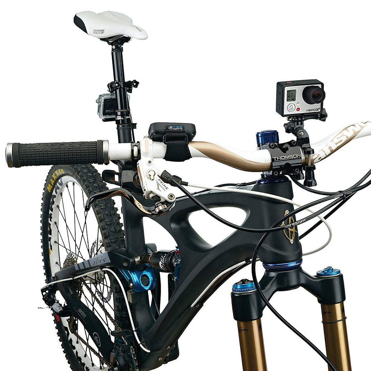 [HCM]Giá Đỡ Gopro Hero Lên Xe Đạp Handlebar Bar Mount Holder (Đen)