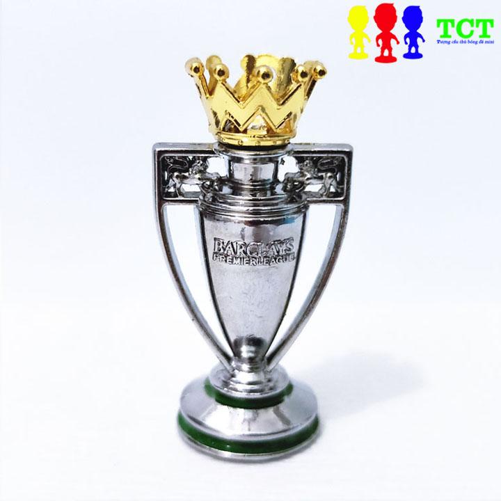 Móc cup chìa khóa kim loại ngoại hạng anh trang trí tượng cầu thủ