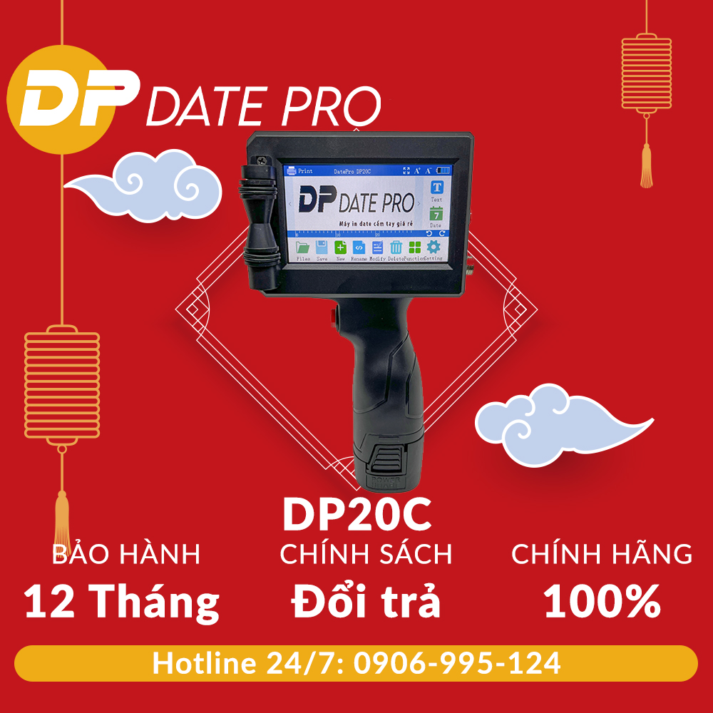 [Freeship Max] Máy In Date Cầm Tay DP20C (chỉ mỗi máy)