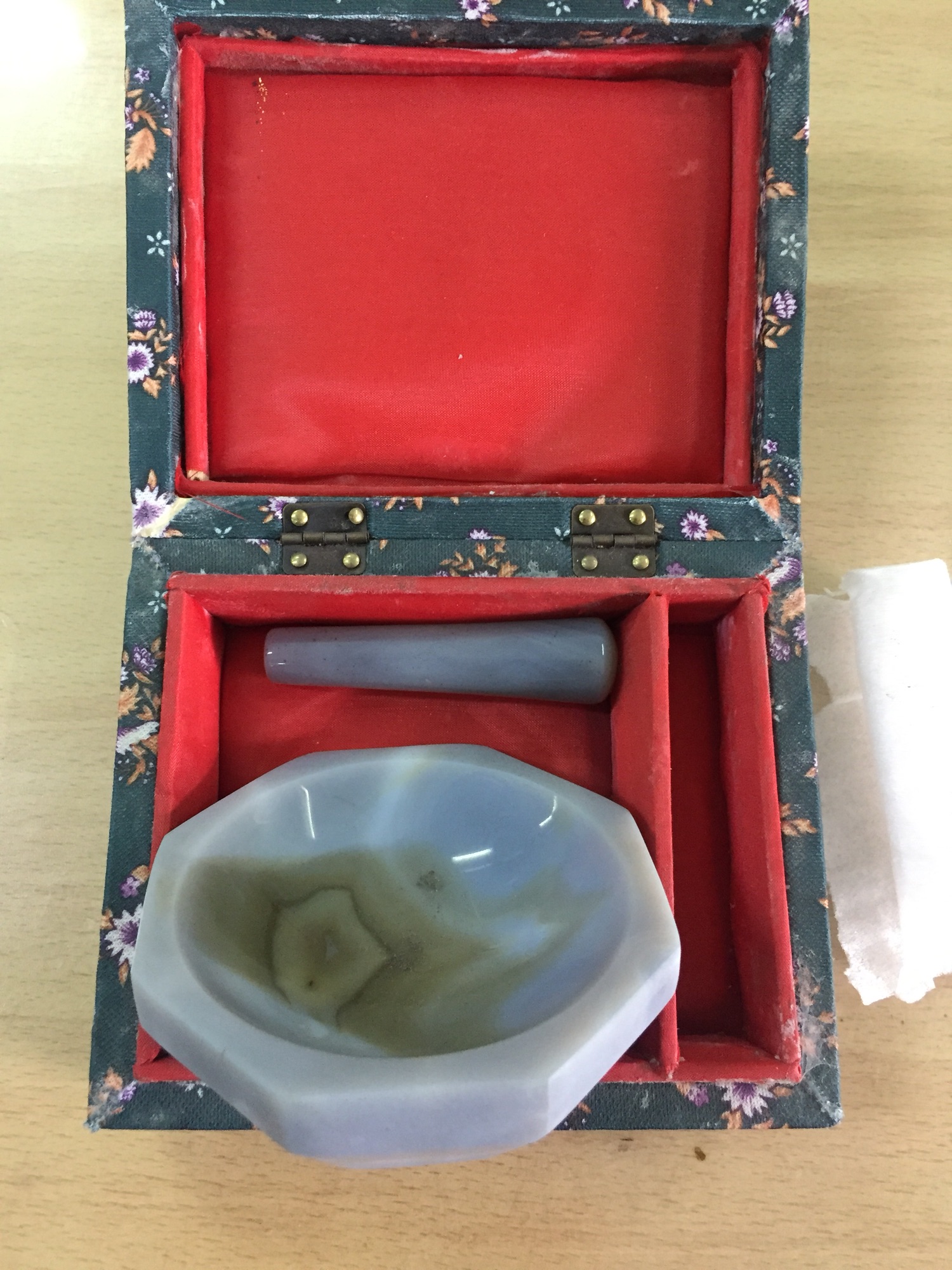 [HCM]Cối chày mã não đường kính 10cm