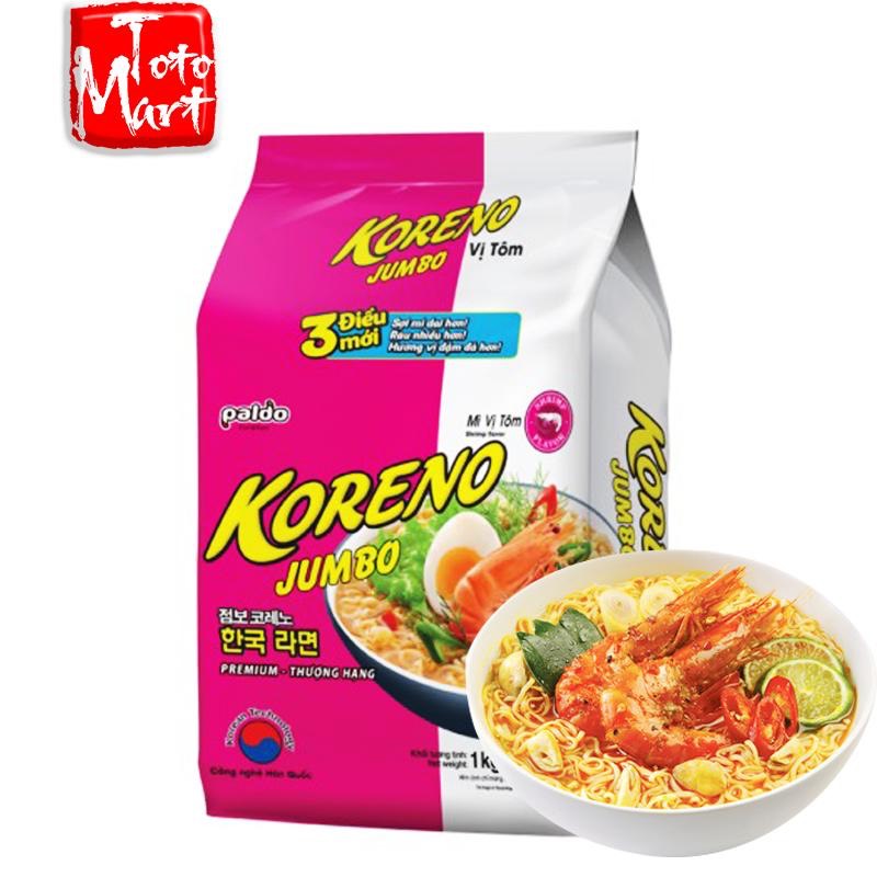 Mì Koreno Jumbo (bịch 10 vắt) - nấu mì cay