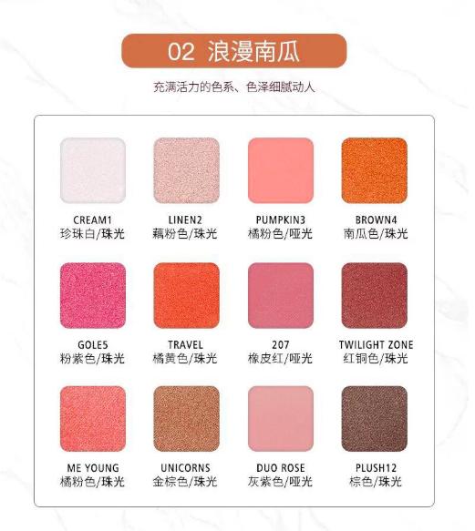 HCM - Phấn Mắt Colour Geometry 12 Ô Lameila