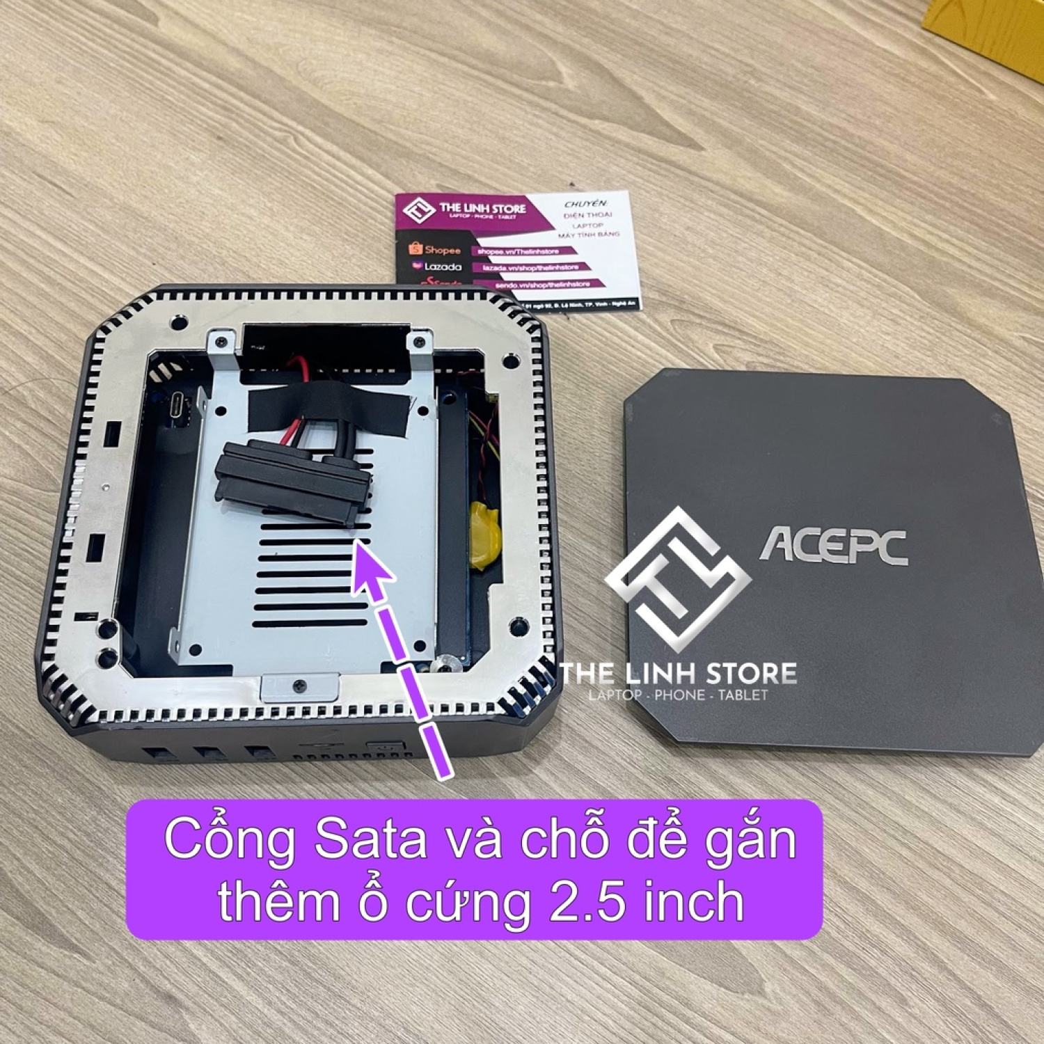 Computer mini PC mini acepc AK2 - Intel Apollo Lake J3455 Ram 6G