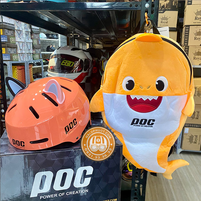 (Chính Hãng) Balo Baby Shark POC Cá Mập