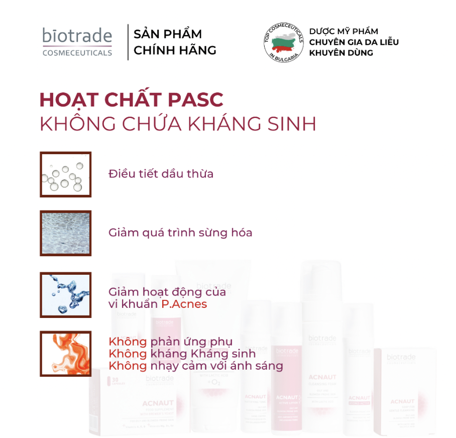 Dung dịch Biotrade Acnaut Active Lotion 15ml