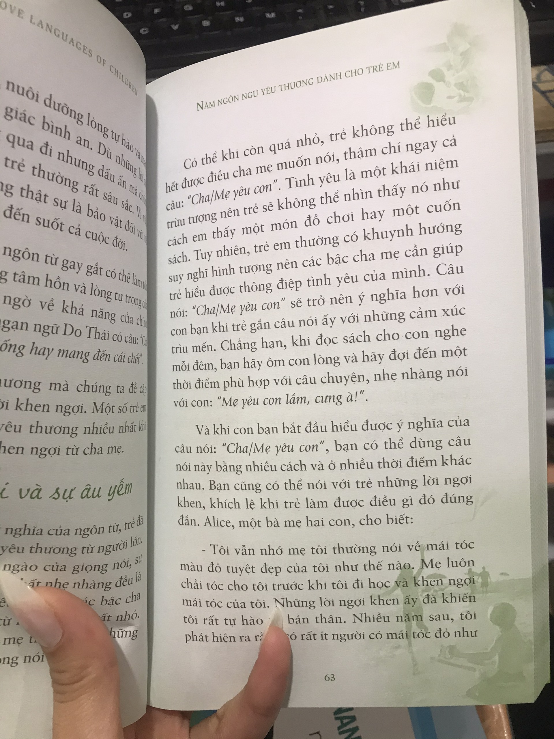 5 ngôn ngữ yêu thương dành cho trẻ em