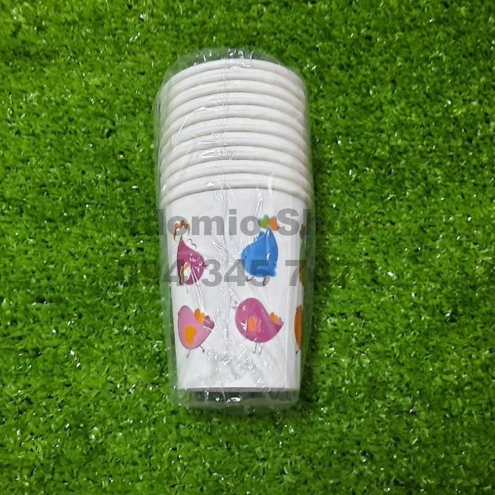 Ly Giấy In Hình Vui Nhộn Cho Bé - 10 Cái