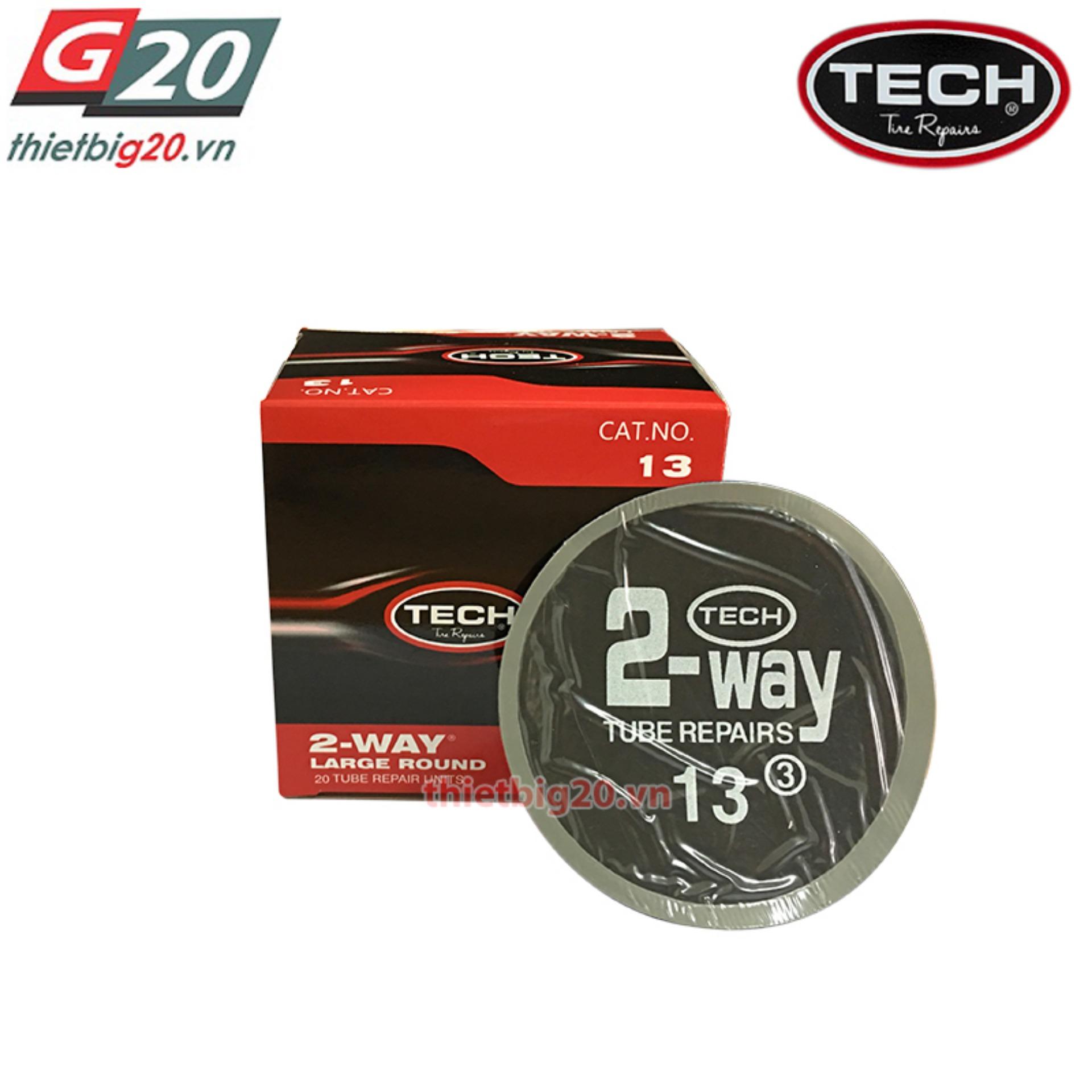 Miếng vá săm hình tròn Tech 13 (80mm) - 20 miếng