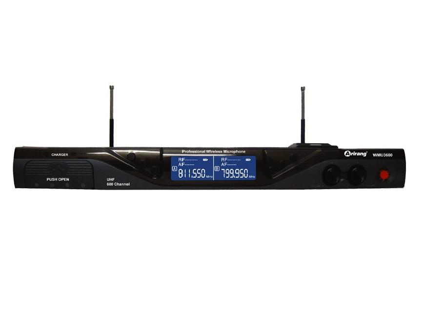 [HCM][Trả góp 0%]Micro không dây Arirang WMU-3600 (Đen)