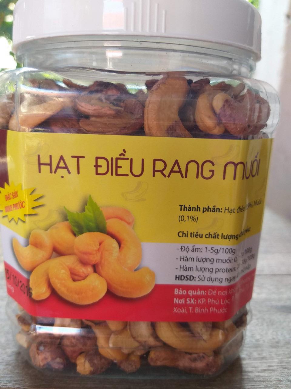 500gram Hạt Điều rang muối vỡ đôi (loại A)