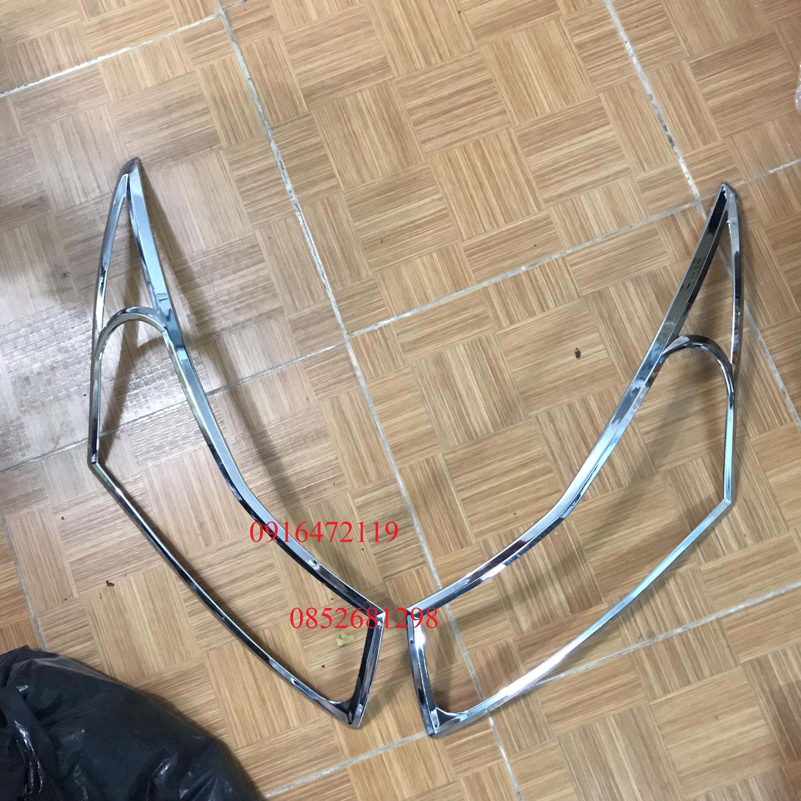 Bộ 2 ốp viền đèn Pha mạ crom xe Lacetti Nhập, Chevrolet Cruze các đời xe 2009-2013