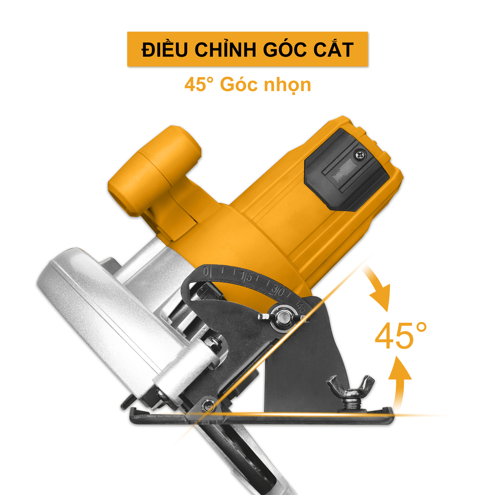 Máy cưa đĩa tròn INGCO CS18538 công suất 1400W