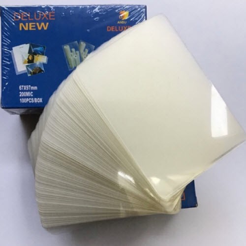 Giấy/nhựa ép plastic A5 80mic (hộp 100 tờ)