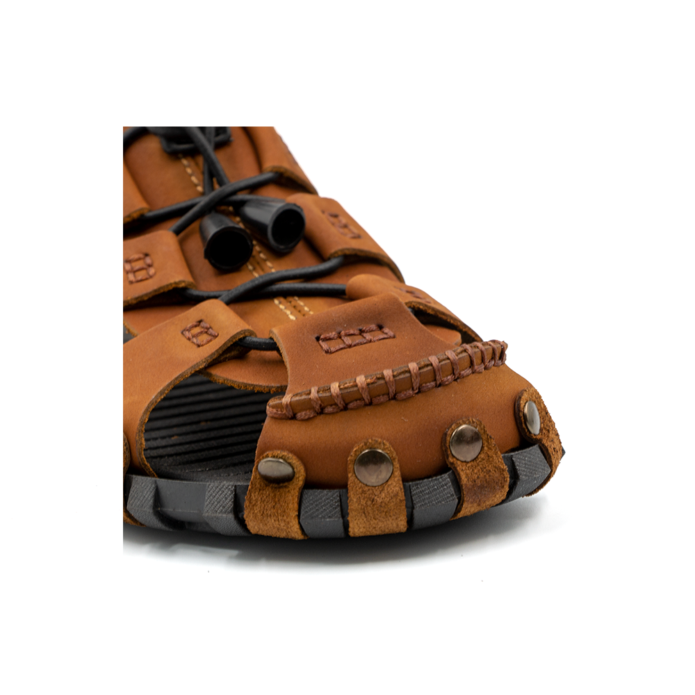 SIÊU SALE 6.6 | Giảm 30% đơn 199k - Sandal Rọ Nam Da Bò Thật Tomoyo TMS10103