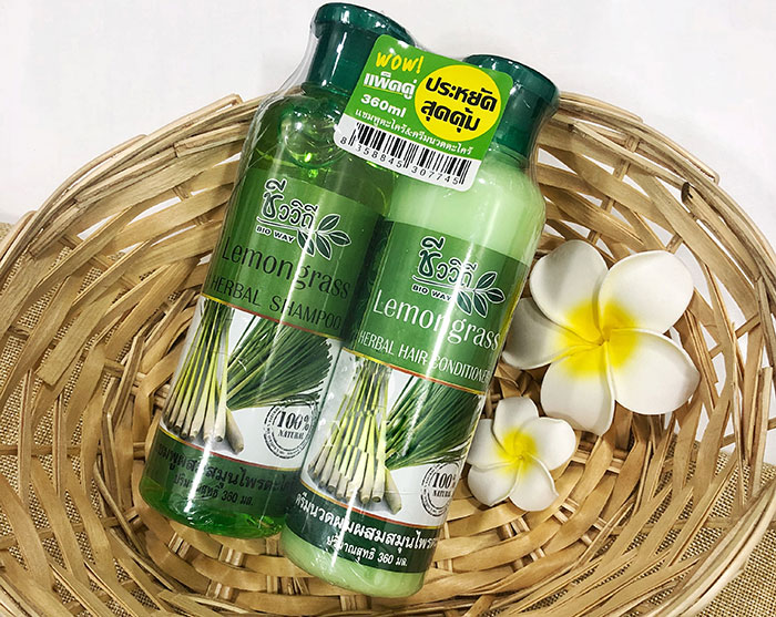[HCM]COMBO CẶP GỘI + XẢ TINH CHẤT [SẢ CHANH] 360ML THÁI LAN