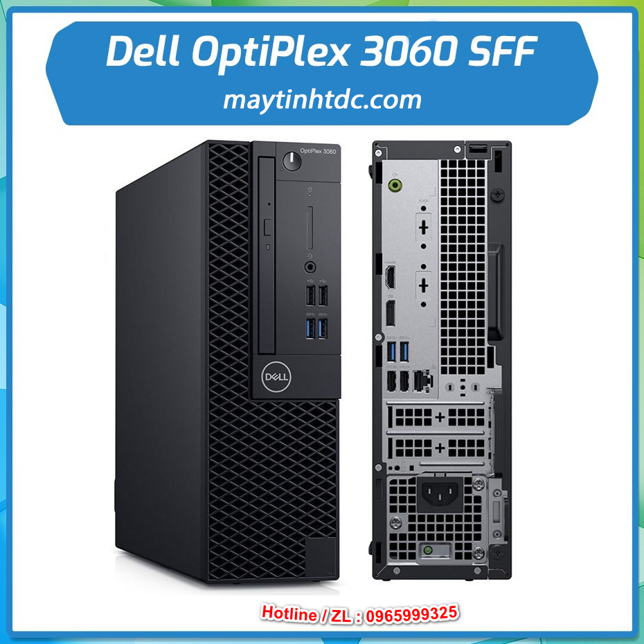 CASE máy tính để bàn DELL Optiplex 3060 SFF Core i5 8400 | RAM 8GB | SSD NVME 512GB. Hàng Nhập Khẩu Like new 98 - 99%. Bảo hành 24 tháng 1 đổi 1