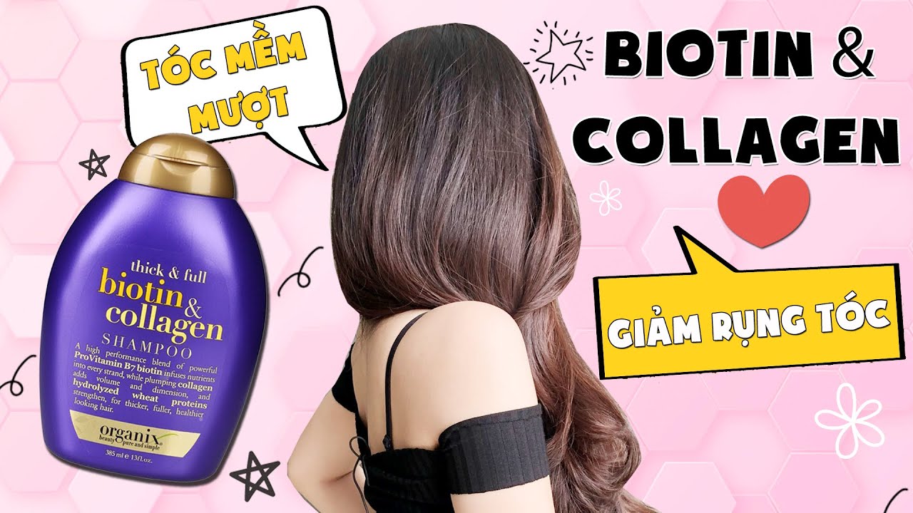Dầu Gội Đầu Biotin & Collagen OGX 385ml