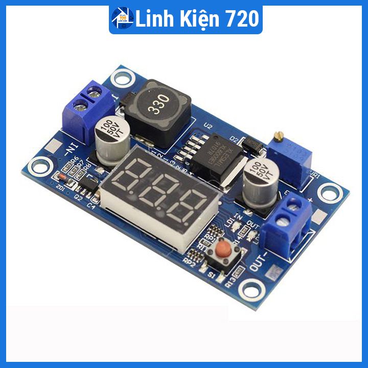 Module Boost DC-DC XL6009 V2 hiển thị led 7 thanh