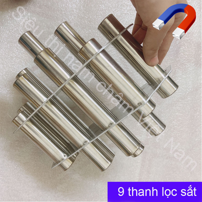 Dàn nam châm lọc sắt cho sản xuất 9 thanh