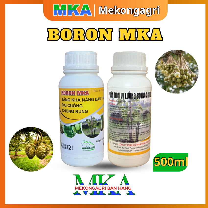 Phân bón bổ sung bo - boron mka - 500ml