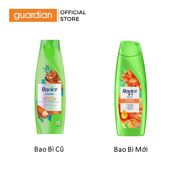 Dầu Gội Siêu Mượt Rejoice 320Gr