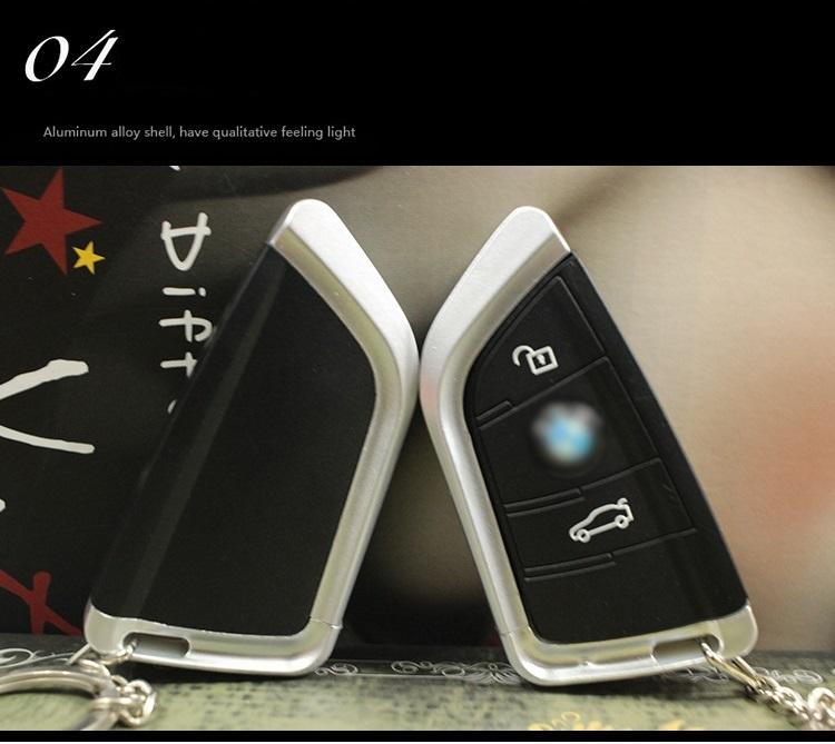 Bật lửa gas khò móc khóa hình Remote xe BMW mẫu TH819