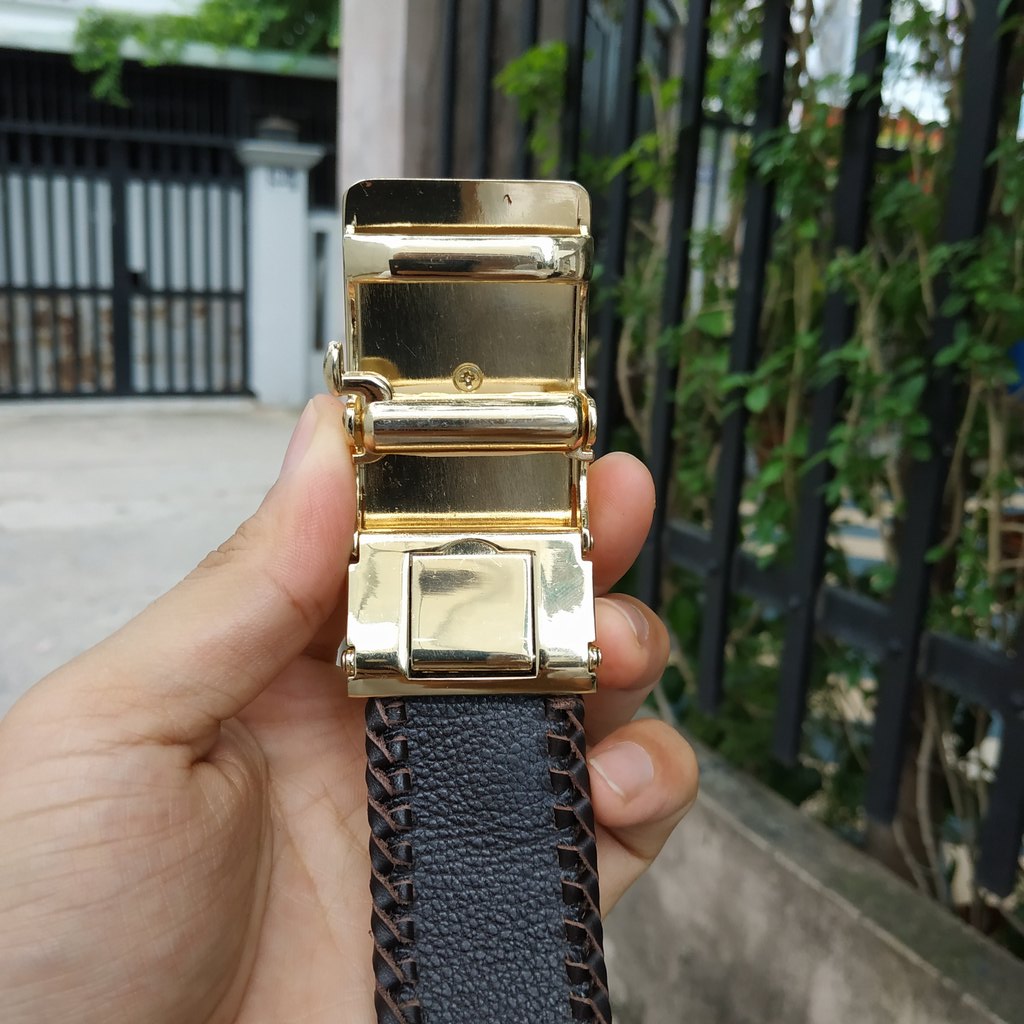 [FREE SHIP] Thắt Lưng Nam Da Cá Sấu [DÂY LIỀN ĐAN VIỀN THỦ CÔNG RẤT ĐẸP]