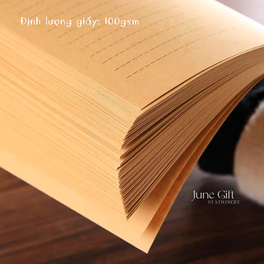 Giấy kraft viết thư phong cách vintage