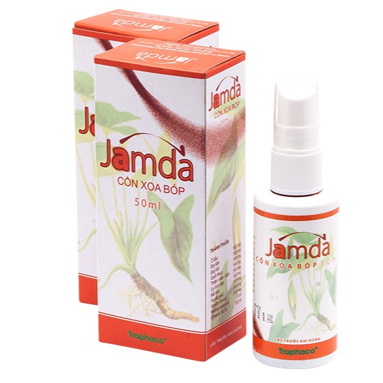 CỒN XOA BÓP GIẢM ĐAU NHỨC CƠ BẮP JAMDA TRAPHACO