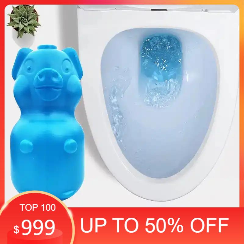 [ BAO CHẤT ] viên khử tẩy bồn cầu giá rẻ diệt khuẩn khử mùi nhanh (Xanh)-lọ thả bồn cầu con heo hàn quốc
