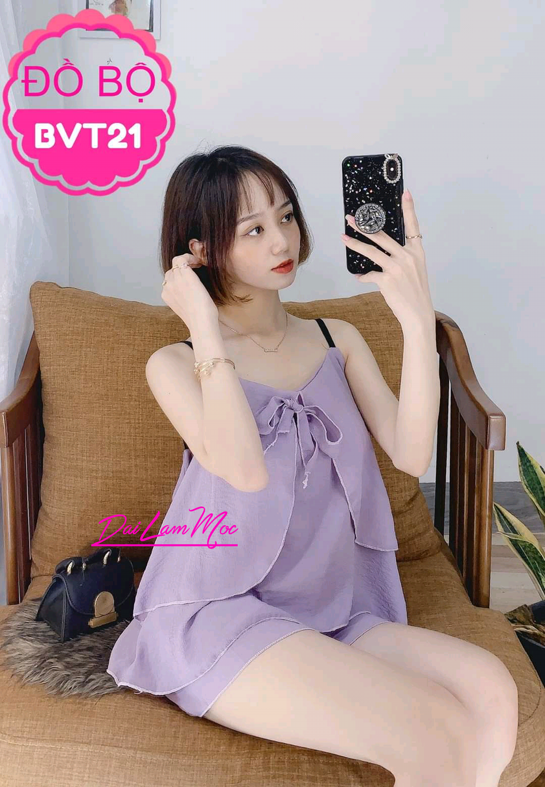 [HCM]Đồ bộ nữ - Đồ bộ mặc nhà nữ - M34