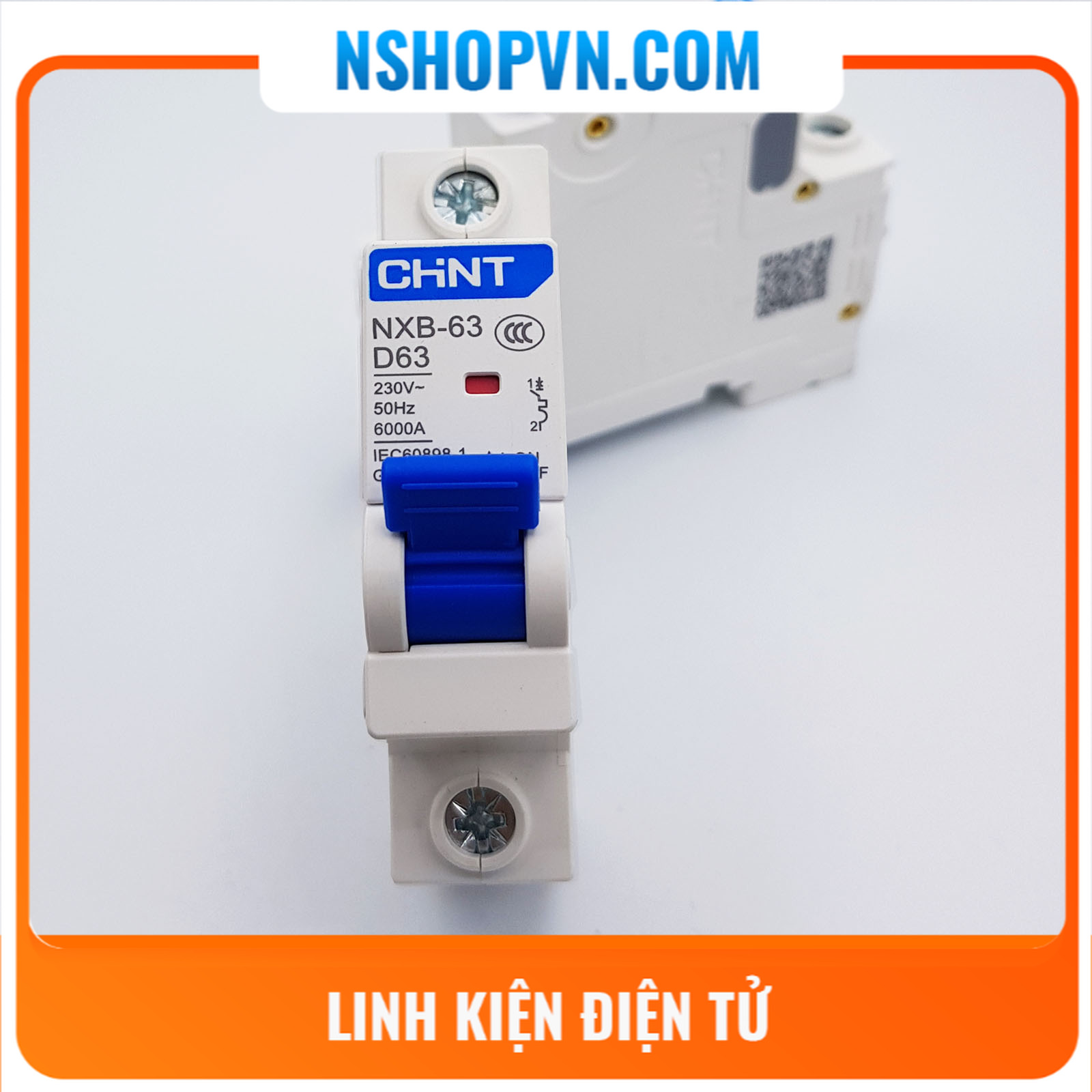 Mcb 1p 6ka chint nxb-63 10a - 20a - 40a - 63a
