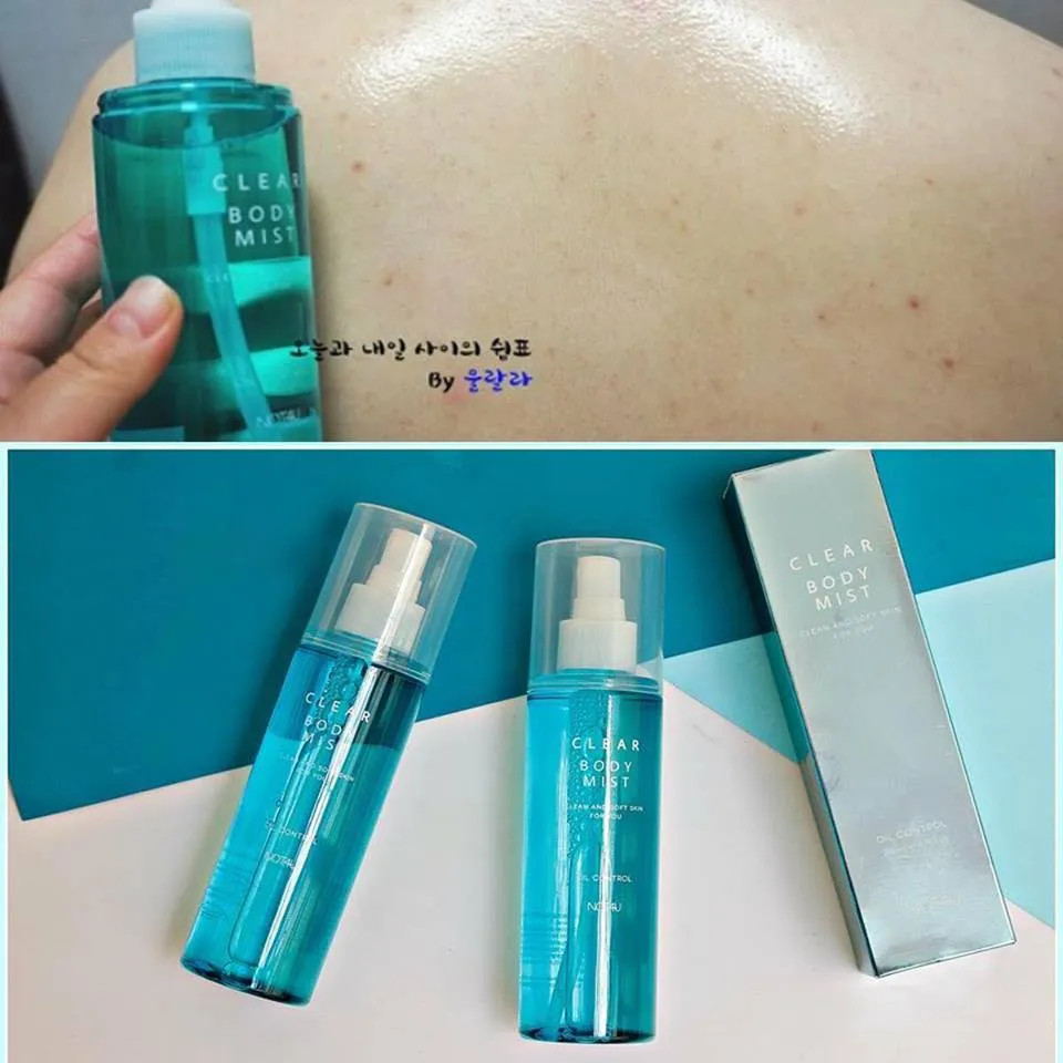 Xịt mụn lưng not4u clear body mist,hàn quốc 200ml