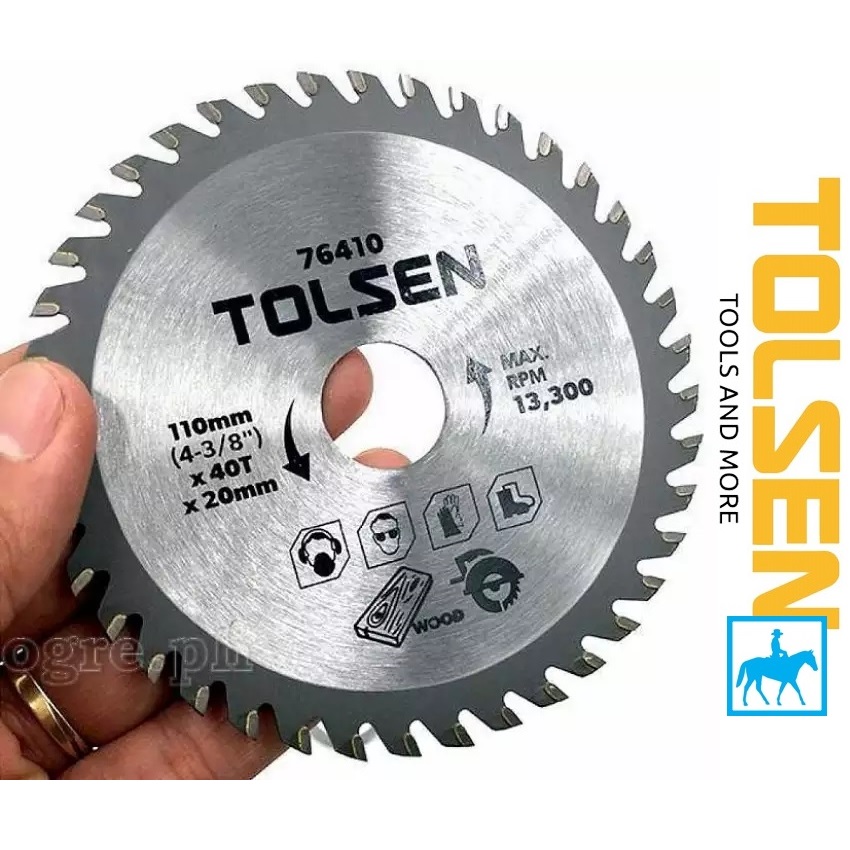 Lưỡi đĩa cưa cắt gỗ 115mm TOLSEN 76420