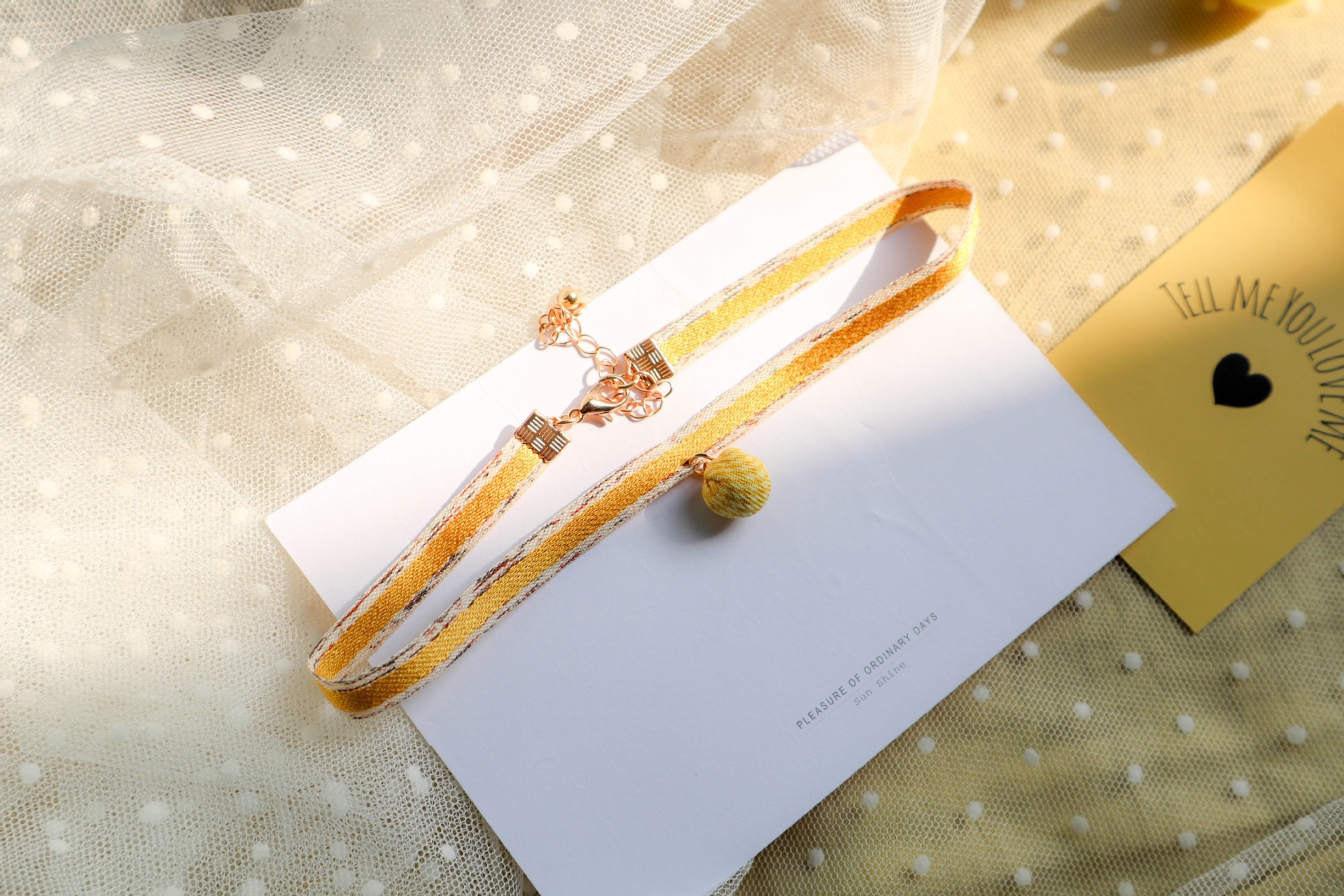 Set 3 choker vàng siêu đẹp siêu dễ thương