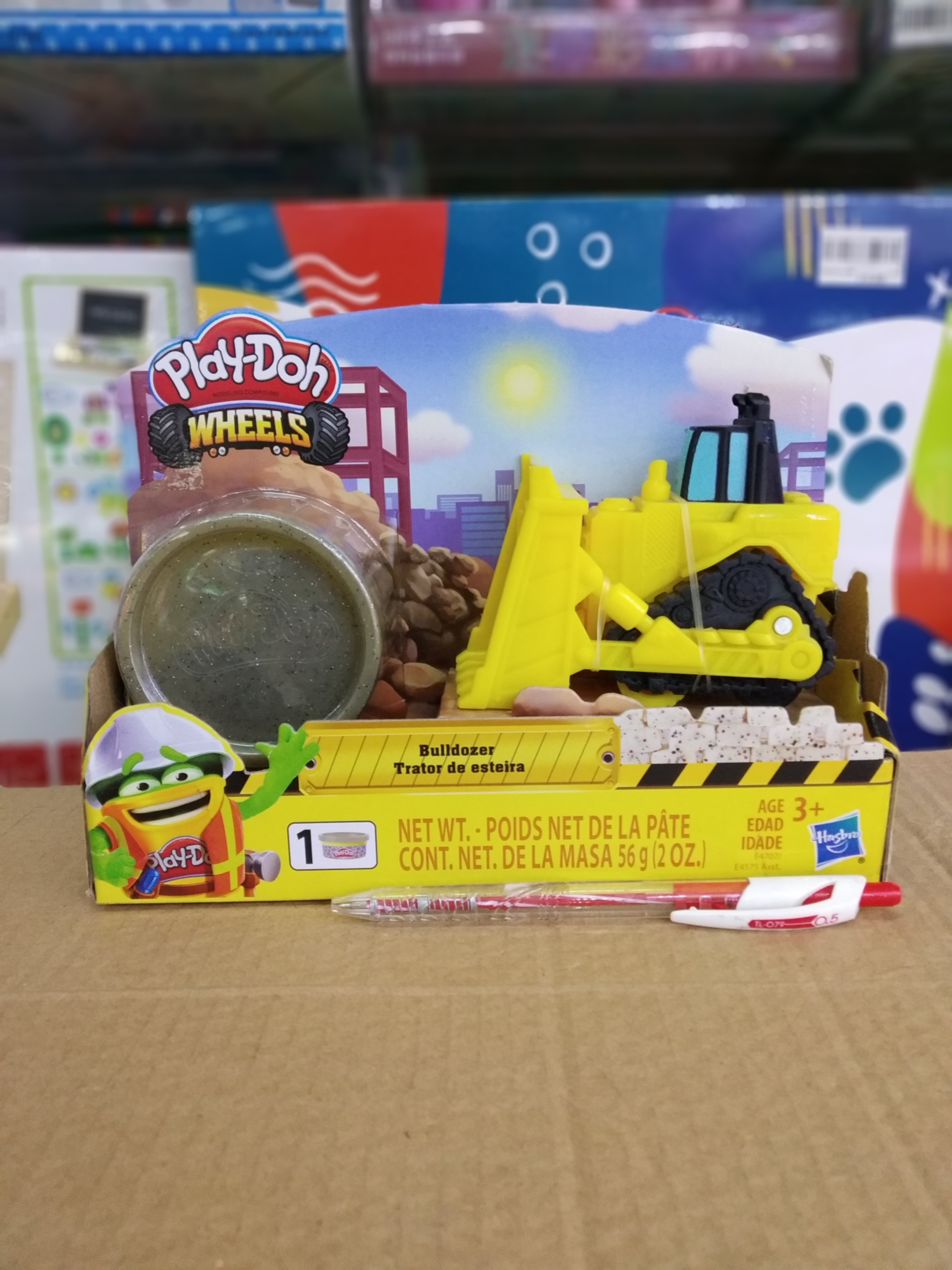 Đồ chơi đất nặn xe công trường mini Play Doh - E4575